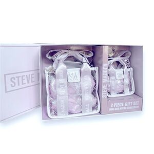 STEVE‎ MADDEN NWT lavender clear 2-piece bwebber crossbody gift set | mom and me